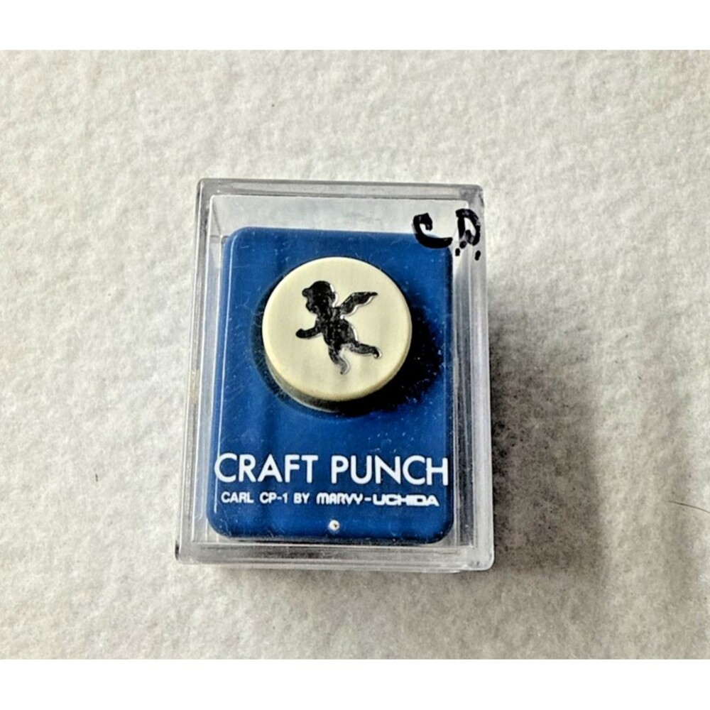 Marvy Uchida CARL CP-1 Angel Cherub Craft Paper Punch Christmas Baby Scrapbook